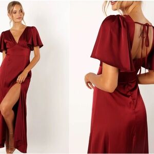 Petal and Pup CASPER MAXI DRESS - WINE